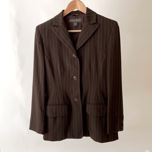 LAST CHANCE SALE 💥 BANANA REPUBLIC 🌿 BROWN PINSTRIPE